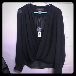 KIM KARDASHIAN SHEER BLOUSE NEW WITH TAGS